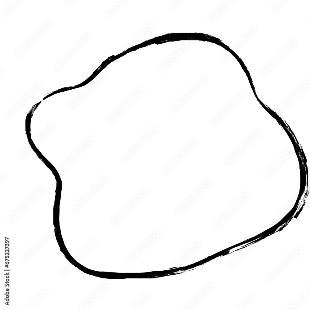 Grunge Abstract Hand Drawn Fluid Stroke Line Shape Grunge Abstract Hand Drawn Fluid Stroke Line Shape
