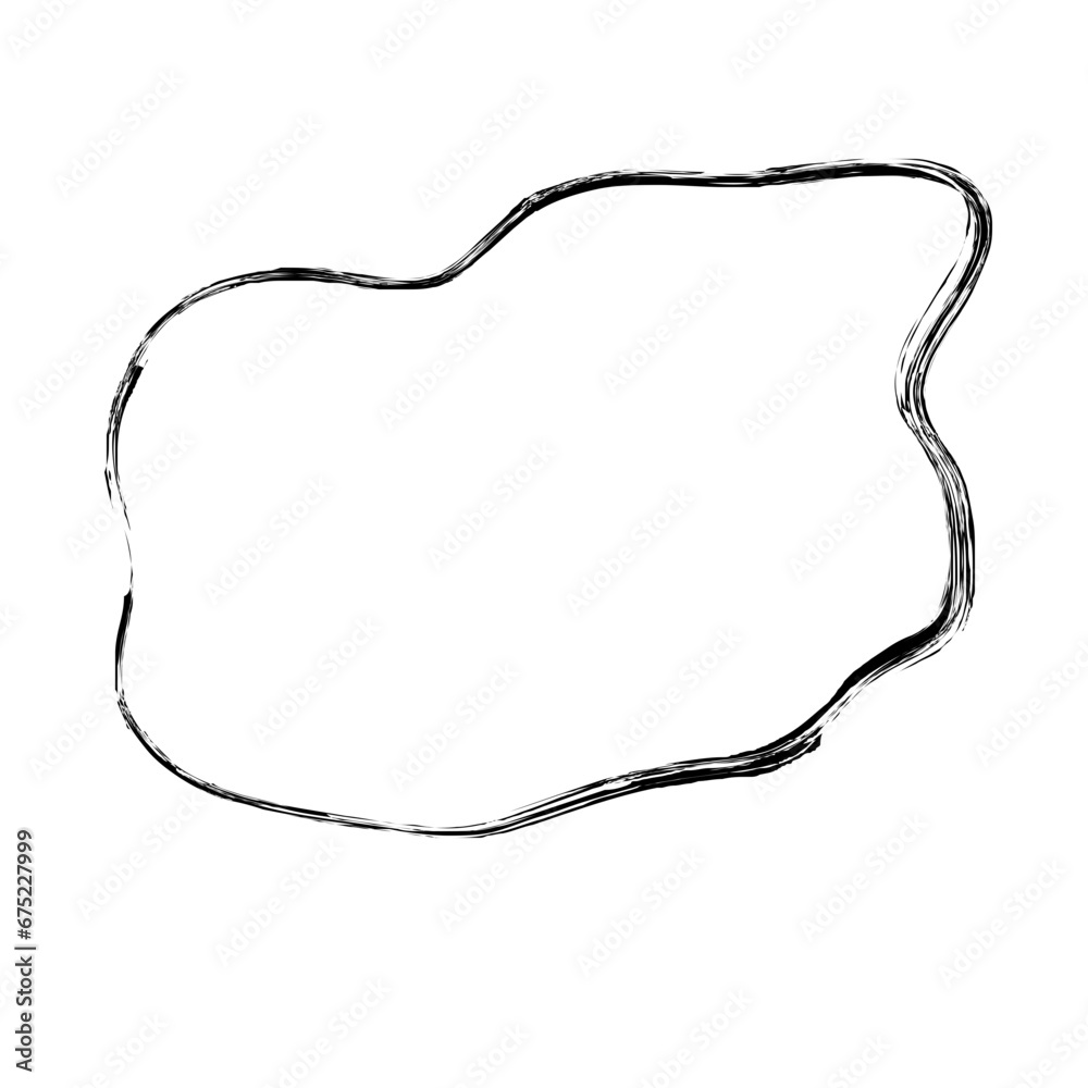 Grunge Abstract Hand Drawn Fluid Stroke Line Shape Grunge Abstract Hand Drawn Fluid Stroke Line Shape