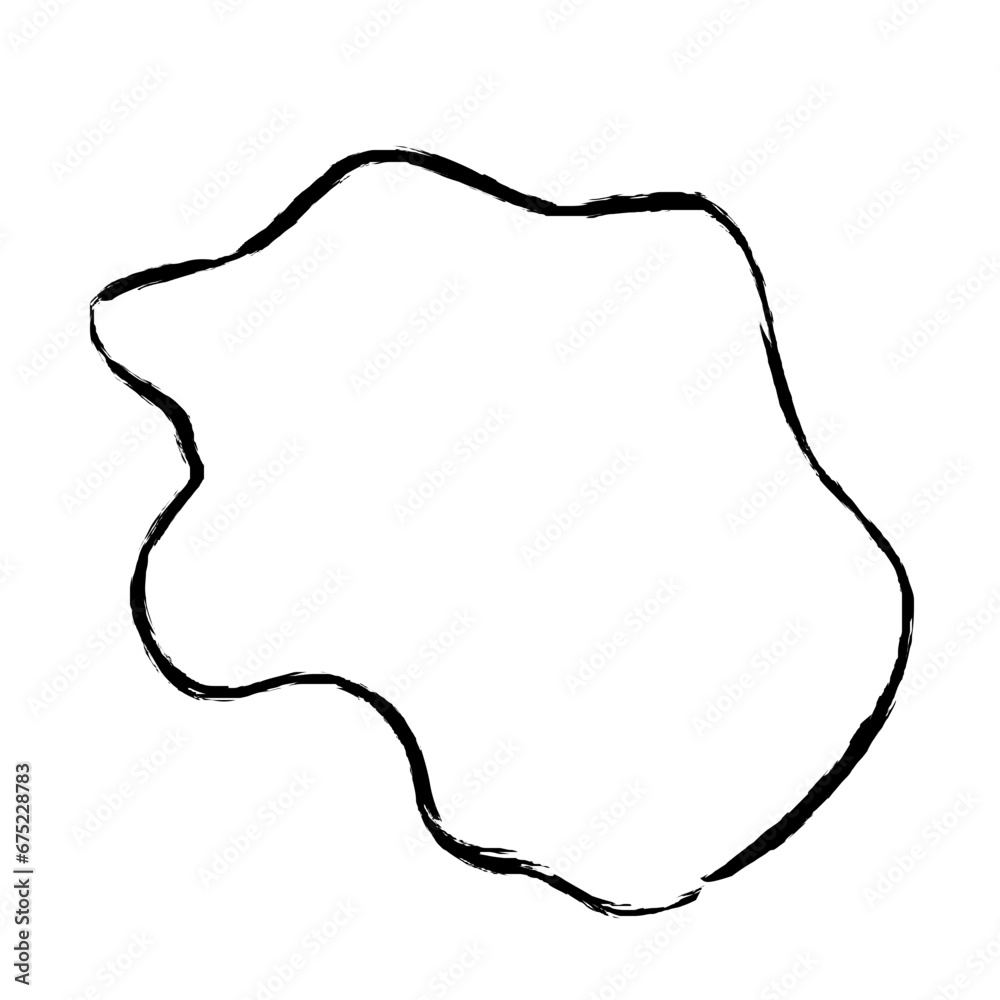 Grunge Abstract Hand Drawn Fluid Stroke Line Shape Grunge Abstract Hand Drawn Fluid Stroke Line Shape