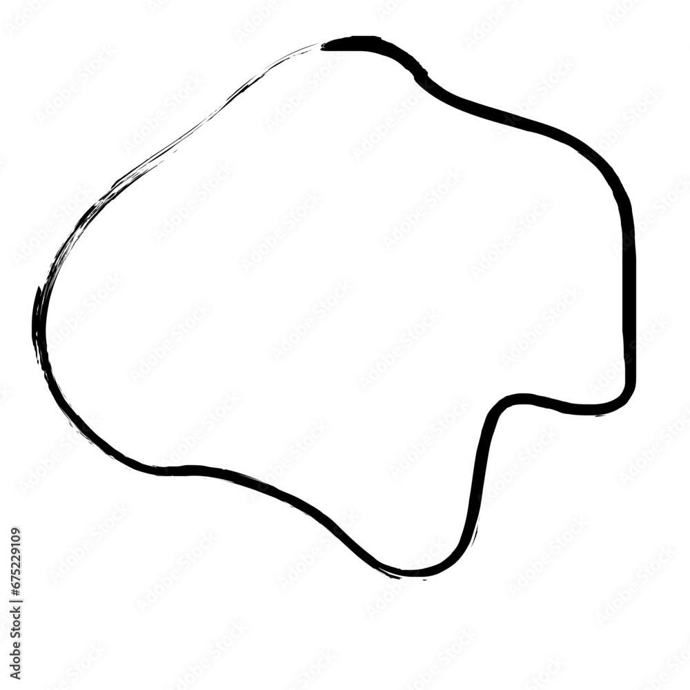 Grunge Abstract Hand Drawn Fluid Stroke Line Shape Grunge Abstract Hand Drawn Fluid Stroke Line Shape