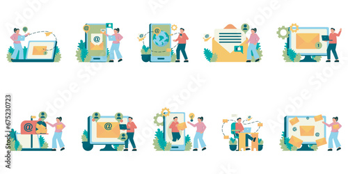 Email Service Illustration