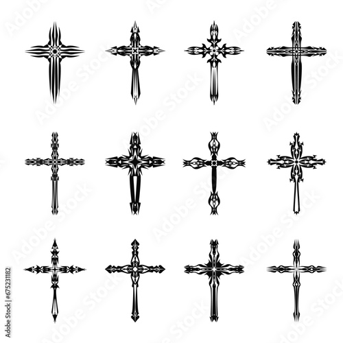 set of cross