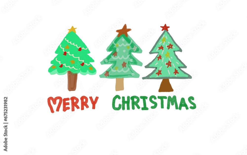 งานศิHand drawing picture of trees with text Merry Christmas on white background . Concept, greeting card. Holiday and festival celebration.ลปะที่ไม่มีชื่อ งานศิHand drawing picture of trees with text Merry Christmas on white background . Concept, greeting card. Holiday and festival celebration.ลปะที่ไม่มีชื่อ