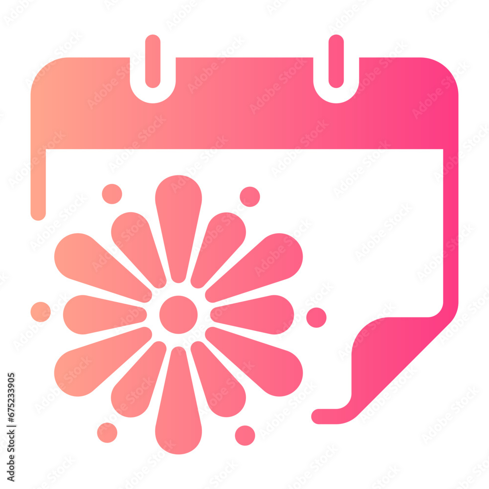 calendar gradient icon calendar gradient icon