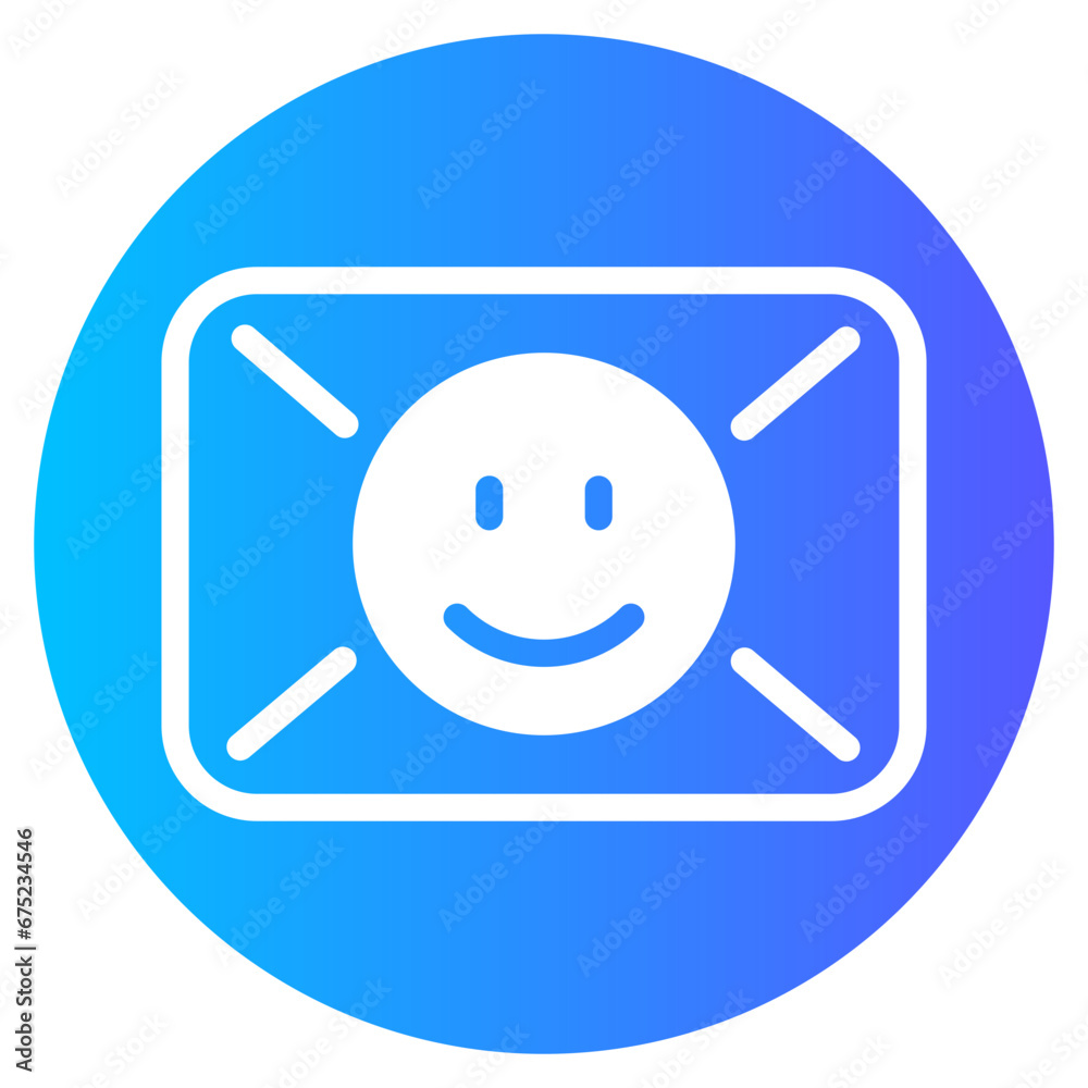 envelope gradient icon