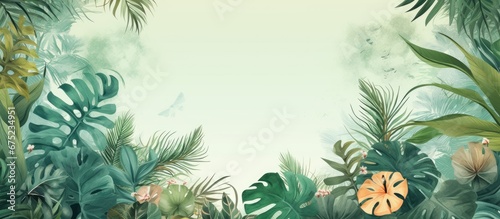 The background of the banner features a captivating pattern and texture inspired by the beach and summer with a fashionable design framed by nature showcasing the vibrant colors of spring Pl