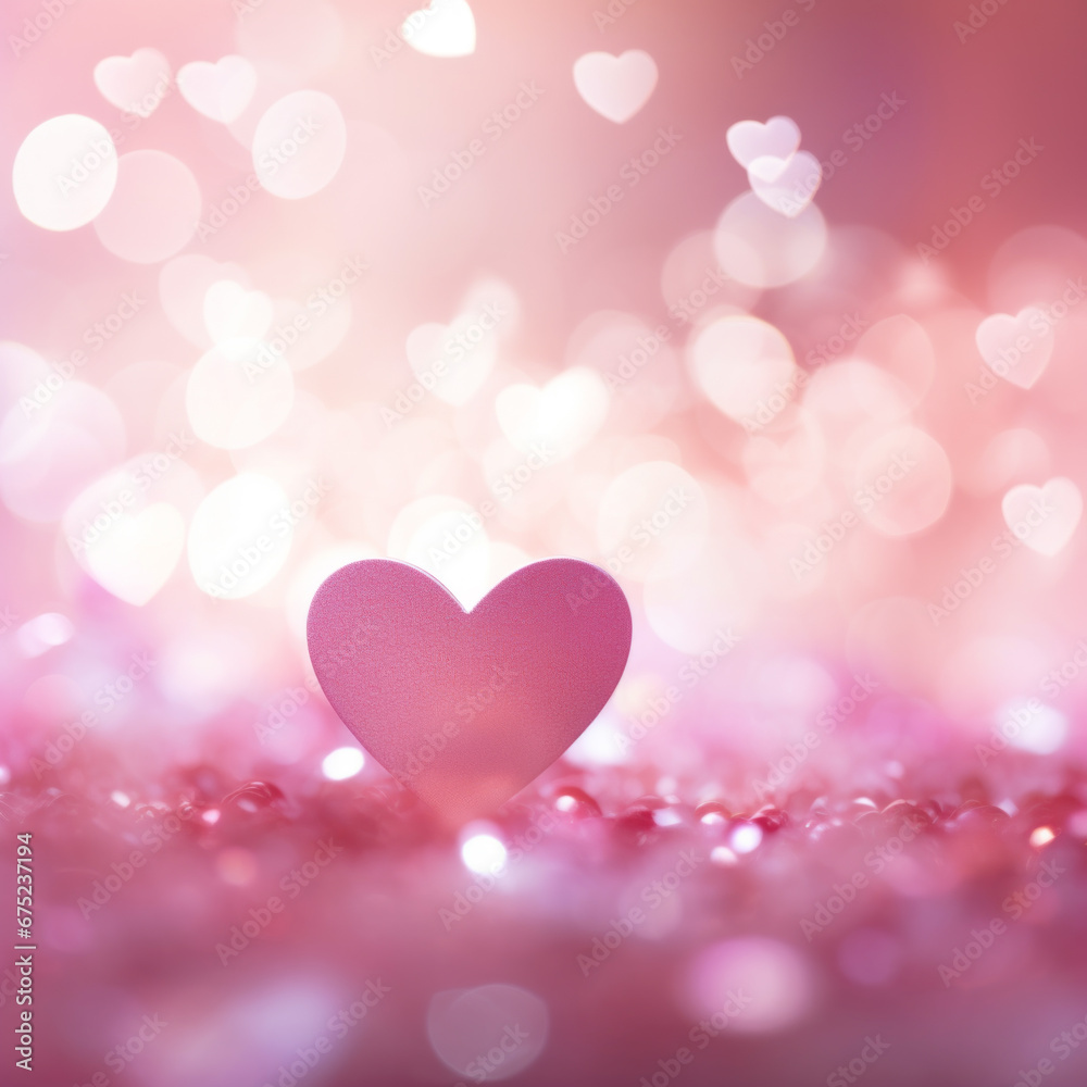 heart background colorful pink for happy valentine
