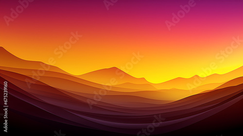 sunset in mountains HD 8K wallpaper Stock Photographic Image 