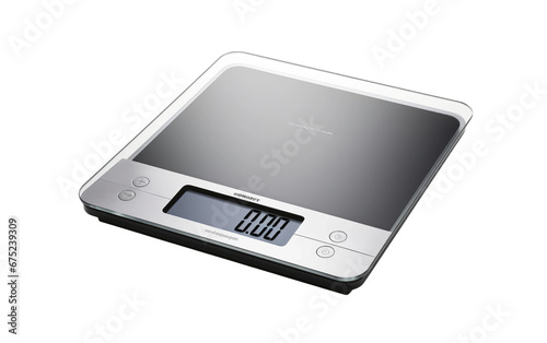 Kitchen Digital Weight Scale on Transparent Background