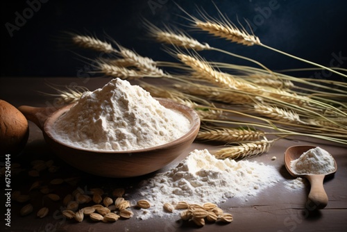 Wheat flour or starch photo