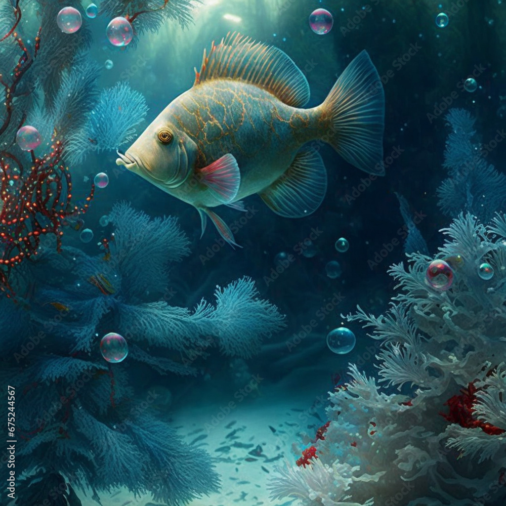Obraz premium Fish under the sea