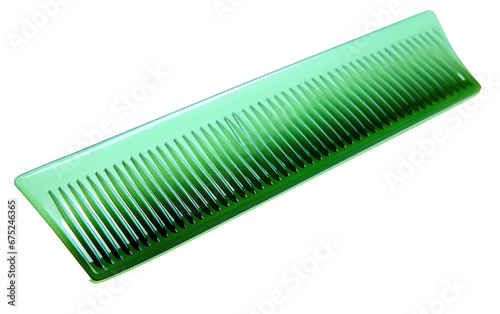 Hair Teasing Comb on Transparent Background