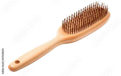 Hair Grooming Must Have Hairbrush on Transparent Background