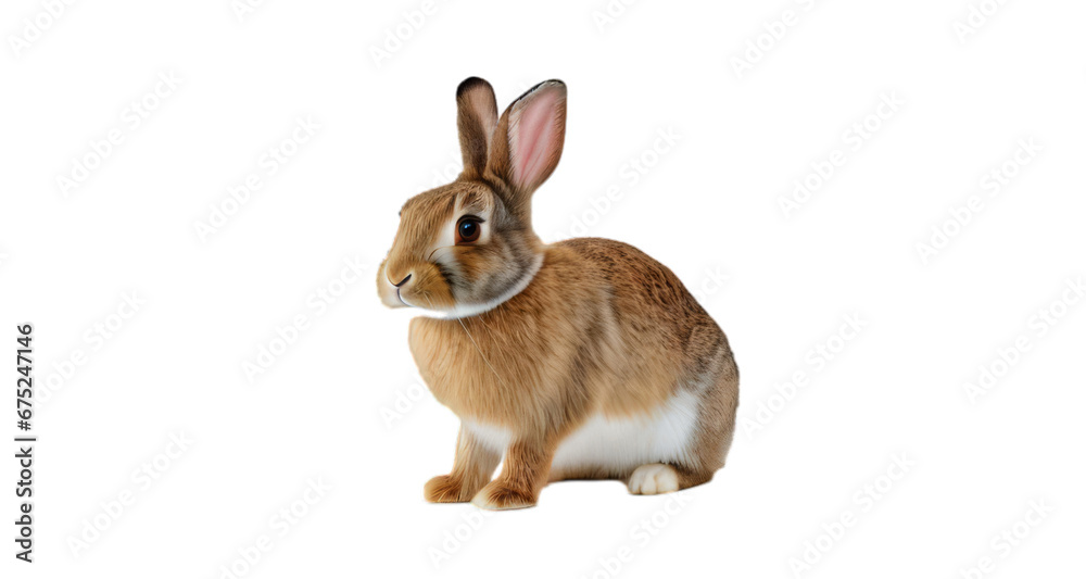 Obraz premium rabbit white background, isolate, png