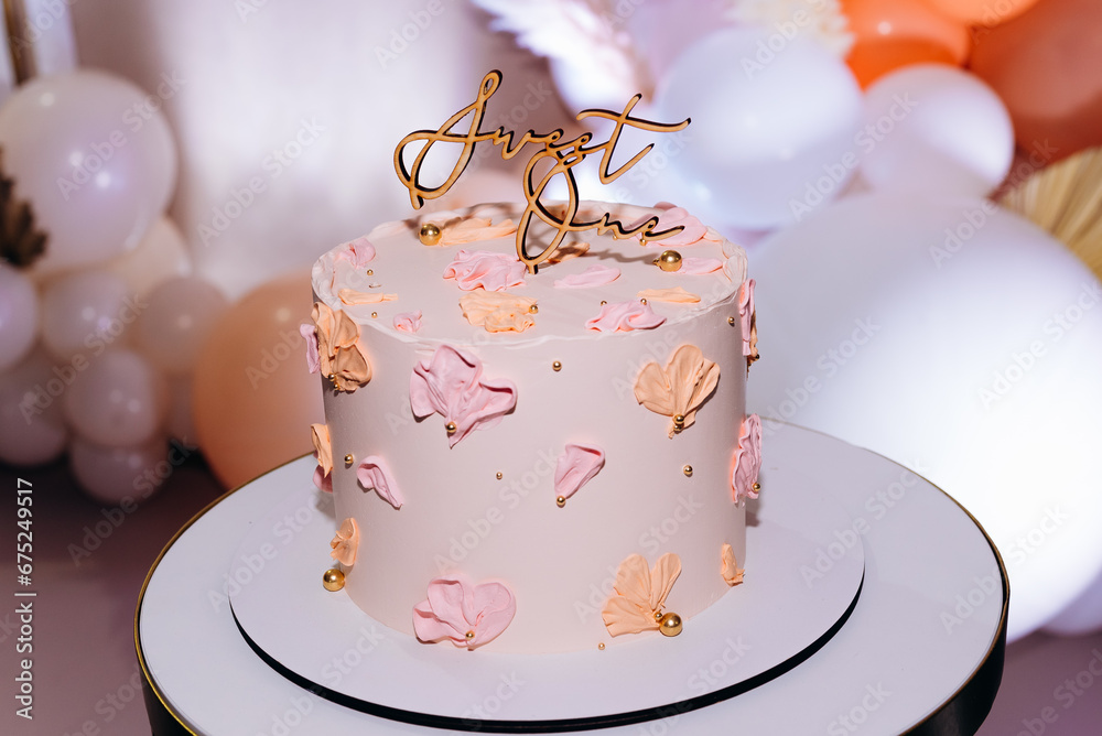 Fototapeta premium cake with candles