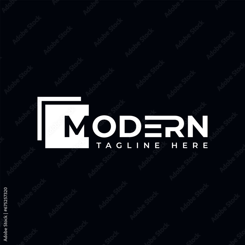 Modern Logo wordmark typography design for business and corporate company