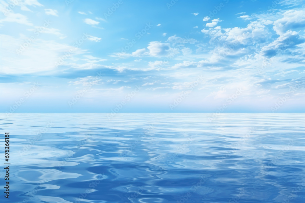 Panorama of sea waves against the cloudy sky Panorama of sea waves against the cloudy sky