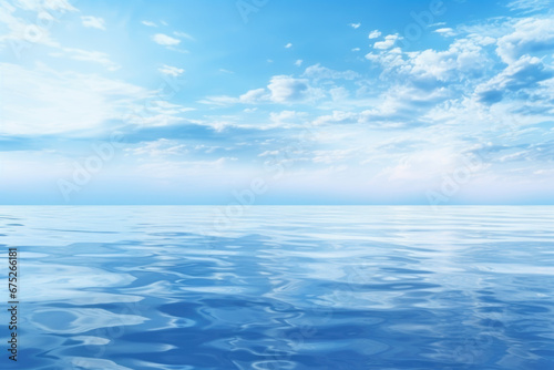 Panorama of sea waves against the cloudy sky