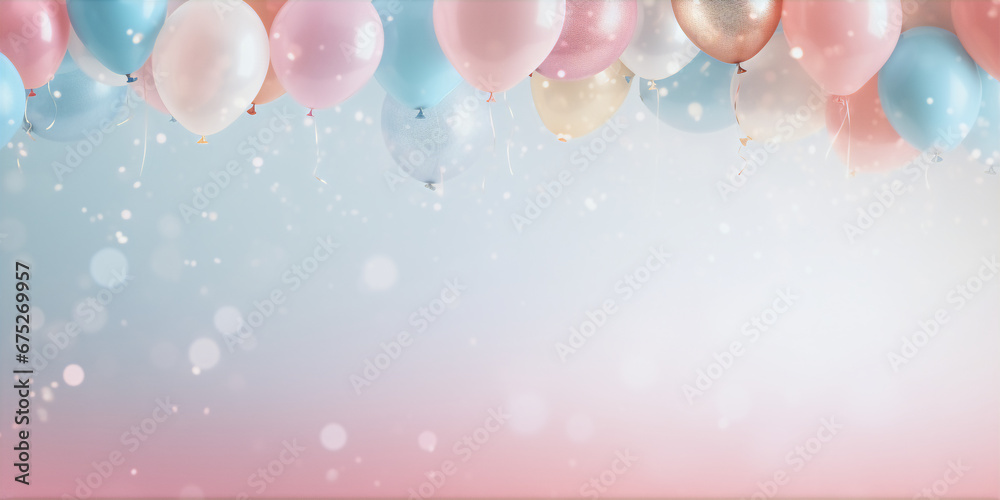 Celebration Birthday Background with Balloons Wallpaper Gift Invitation Card Celebration Birthday Background with Balloons Wallpaper Gift Invitation Card