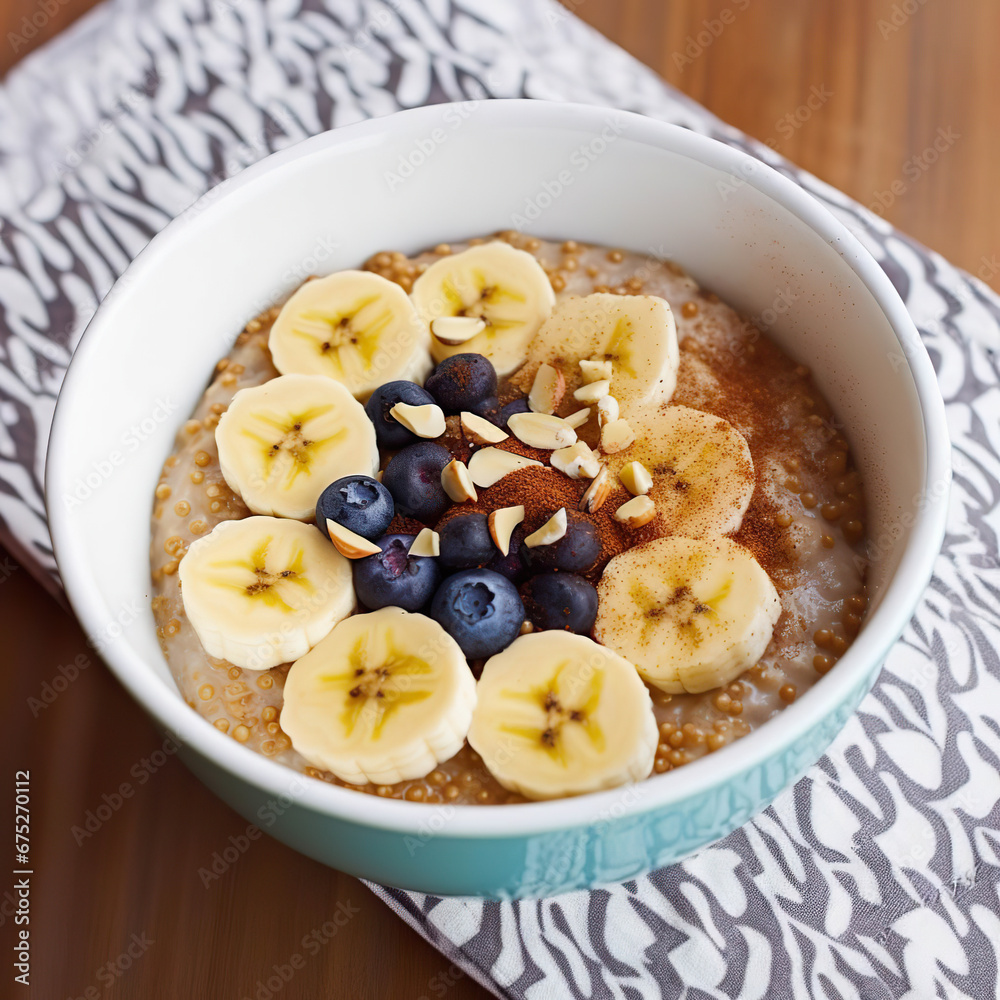 A Healthy Start: Chia Seed Pudding with Bananas and Blueberries A Healthy Start: Chia Seed Pudding with Bananas and Blueberries