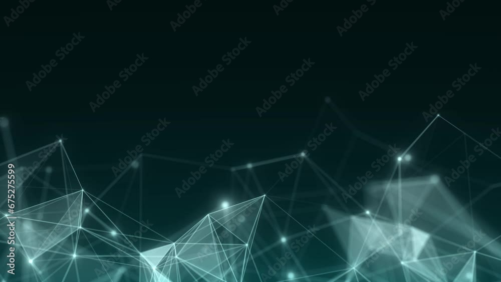 Technology network connection artificial intelligence. Abstract ...