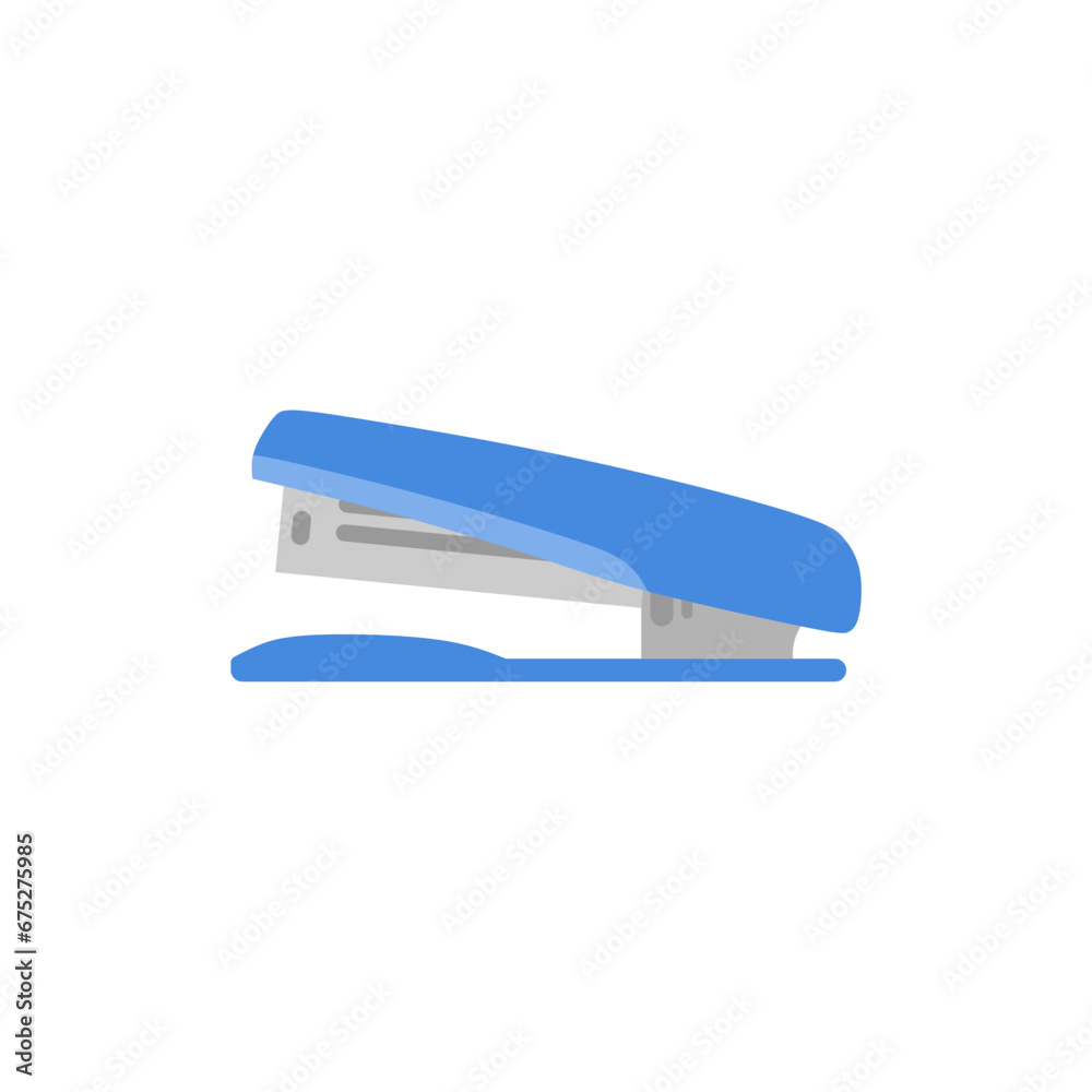 stapler flat design vector illustration isolated on white background. Stationery icon for web and applications. stapler flat design vector illustration isolated on white background. Stationery icon for web and applications.