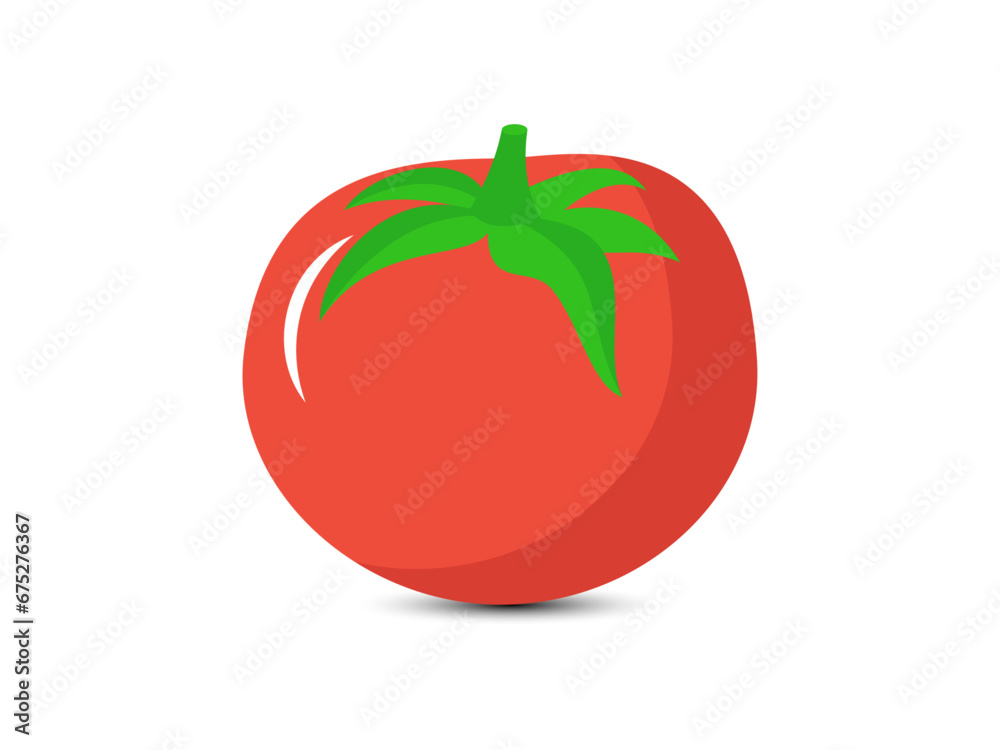 Red tomato vegetable food vector illustration Red tomato vegetable food vector illustration