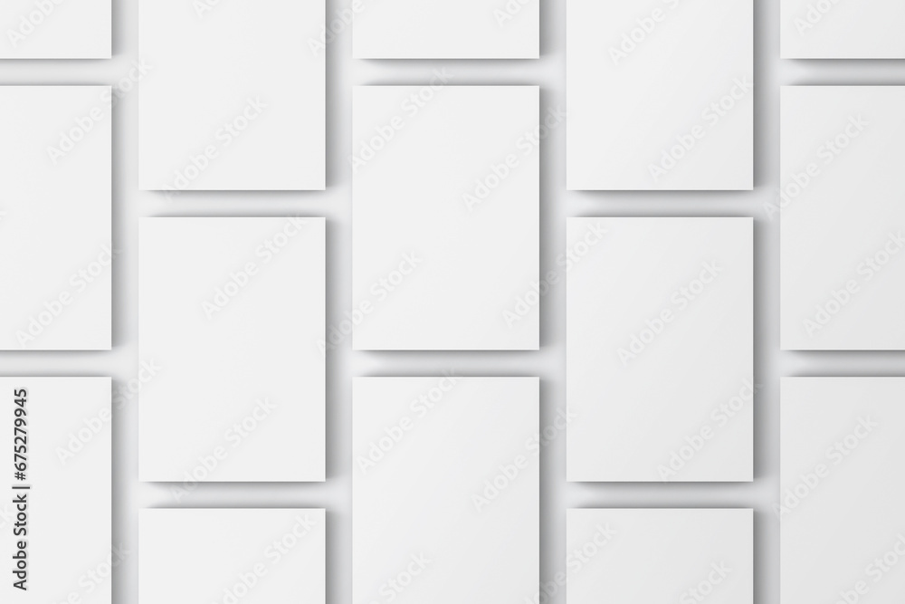 Brochure Flyer Mockup 3D Rendering