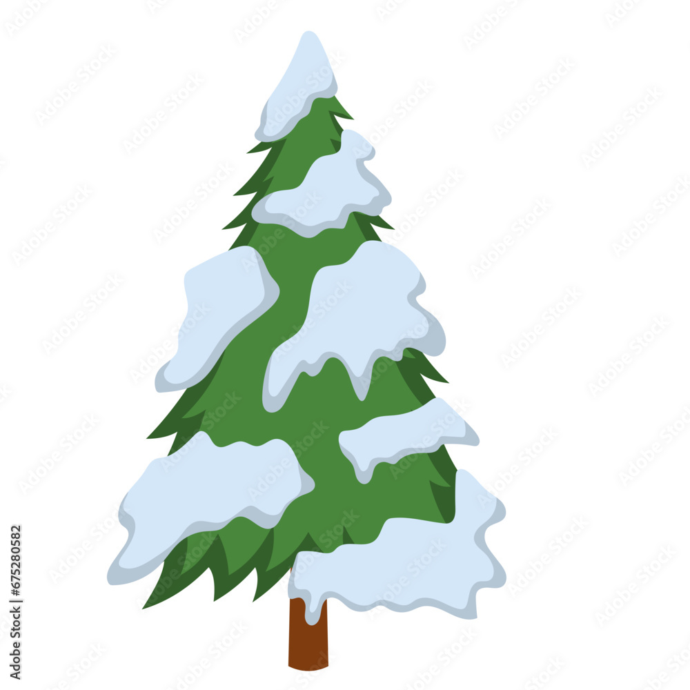 Christmas Tree in Winter Christmas Tree in Winter