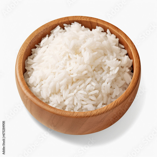 bowl of rice rice, food, white, bowl, grain, isolated, ingredient, 