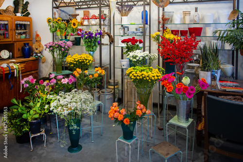 Flower (plant store) in Dusseldorf typical interior