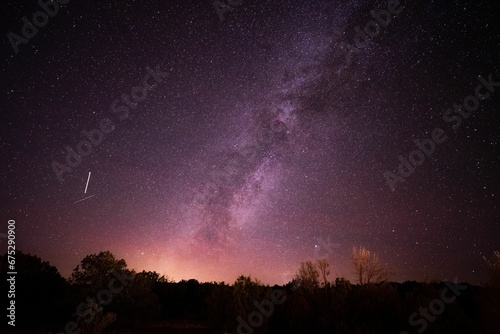 Stunning view of Milky way near Amarillo, Texas