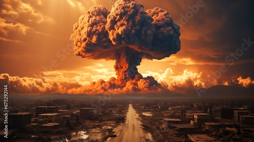 The nuclear bomb and the death of a lot people.