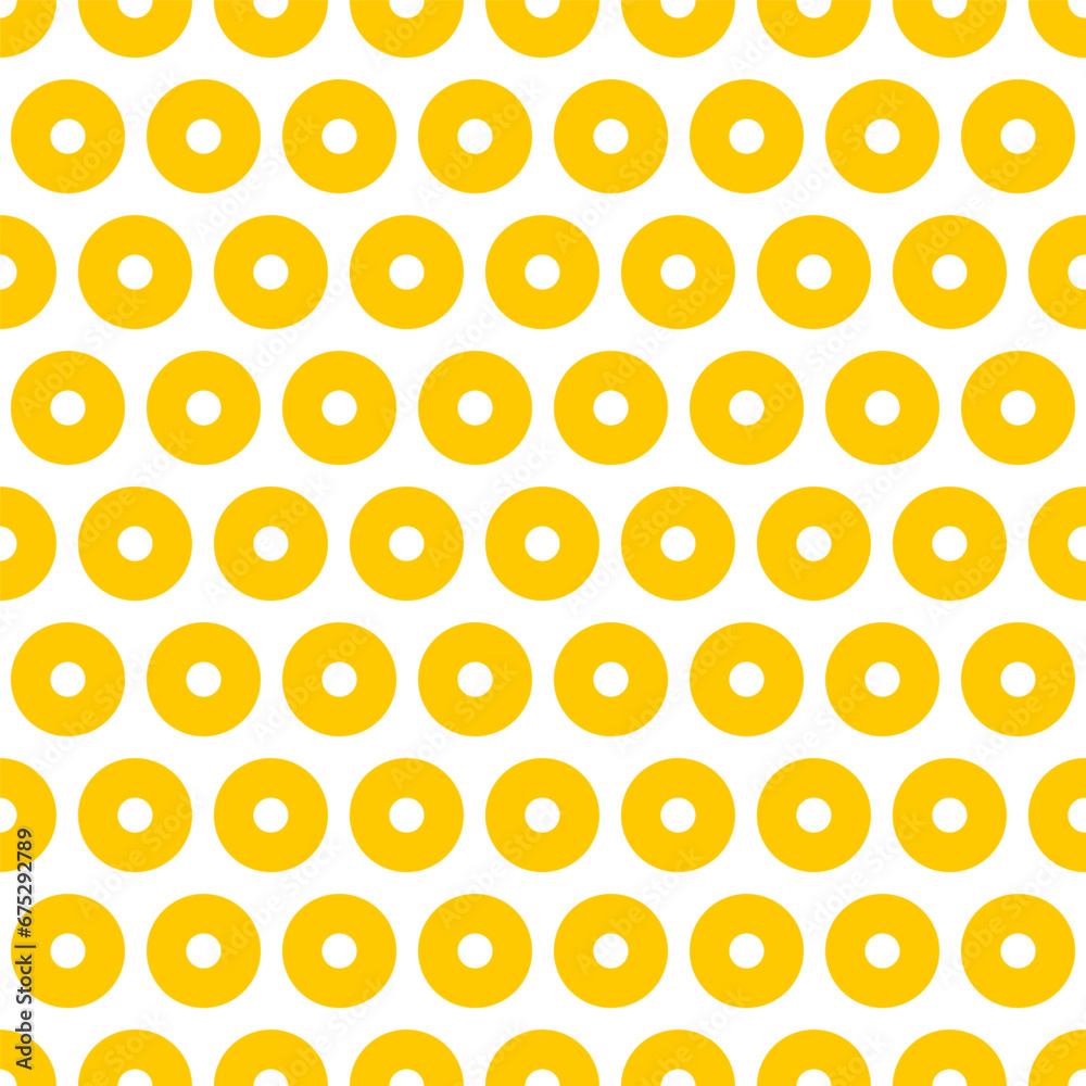 Seamless pattern with yellow circles Seamless pattern with yellow circles