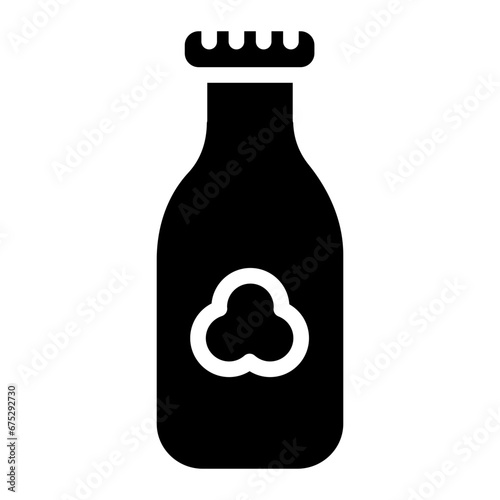 milk bottle glyph
