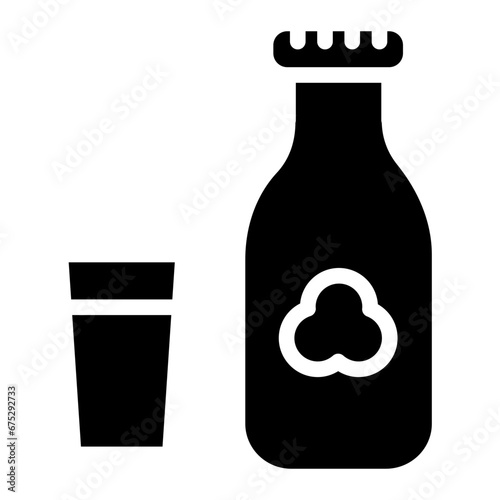 milk bottle glyph