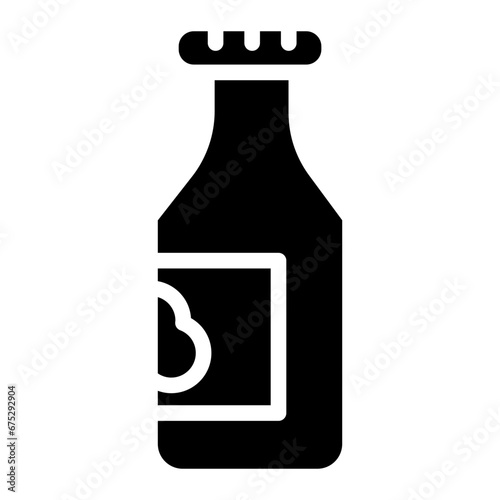 milk bottle glyph