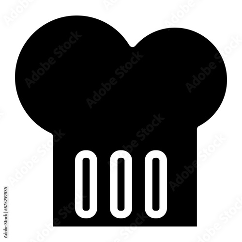 chef hat glyph