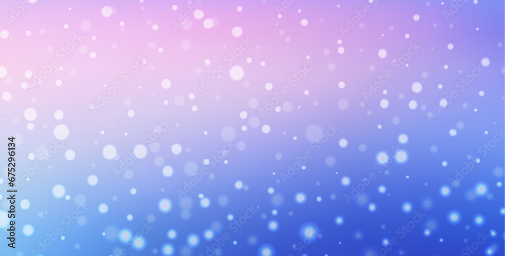 Winter snow background with soft gradient colors. Space banner and stars. Vector blurred background for website, poster, wallpaper - obrazy, fototapety, plakaty 