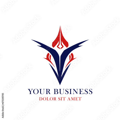 Free Download abstract rune symbol tribal logo template for business - GFXLoad