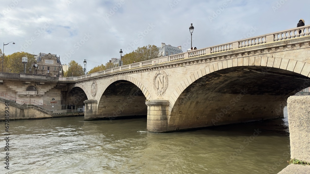 bridge over the river in paris france