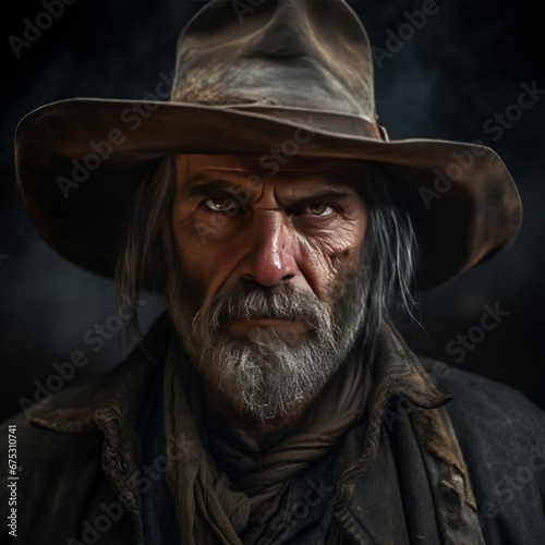 portrait of a cowboy