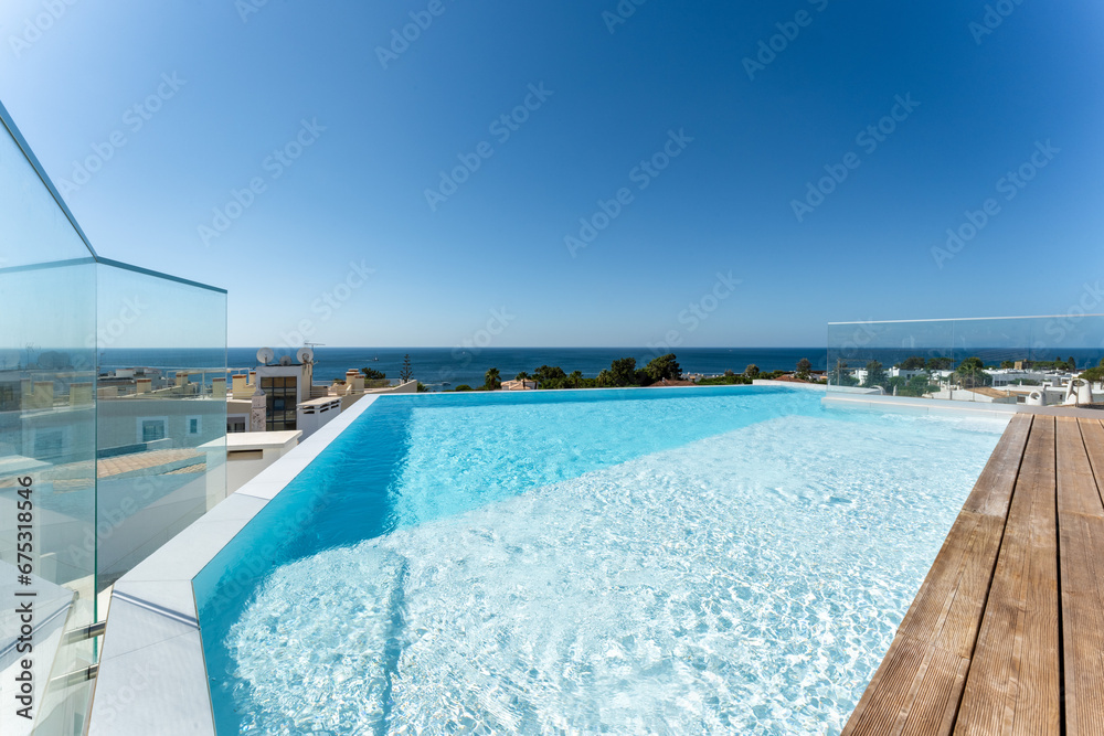 swimming pool in hotel