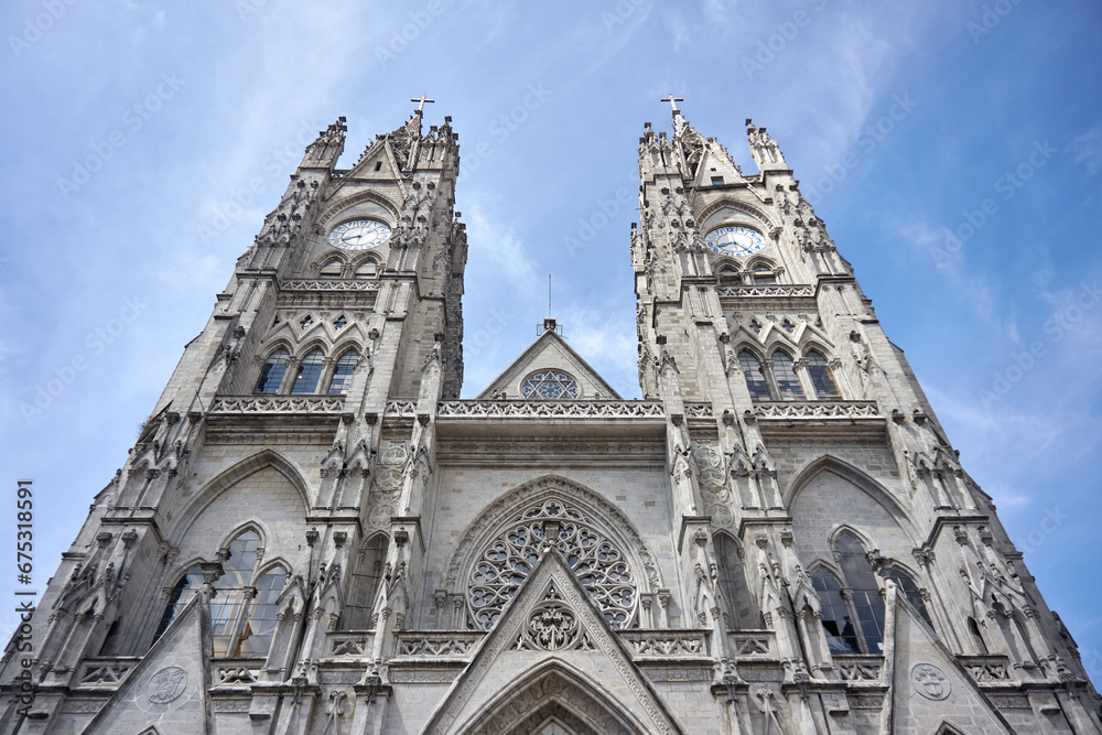 Detail of the Church in Quito