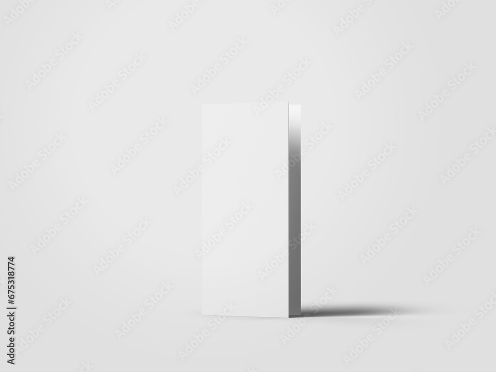 DL Bifold Brochure Flyer Mockup 3D Rendering DL Bifold Brochure Flyer Mockup 3D Rendering