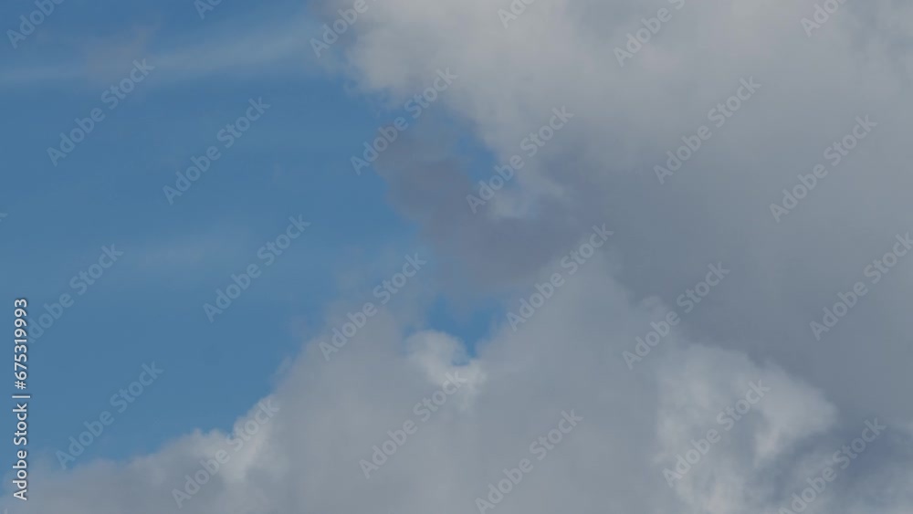 Movement of beautiful clouds in the blue sky, time lapse video. Nice nature background for your projects. Movement of beautiful clouds in the blue sky, time lapse video. Nice nature background for your projects.