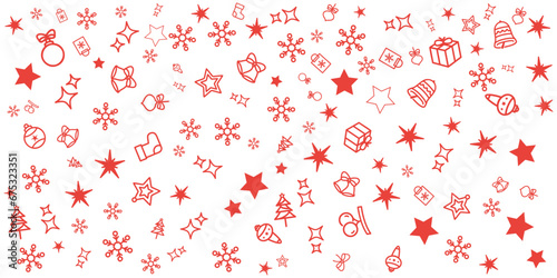 Bild auf Leinwand Christmas wrapping paper or background