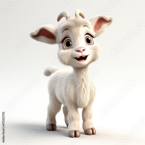 Goat cartoon character