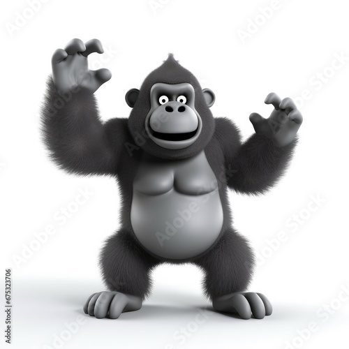 Gorilla cartoon character