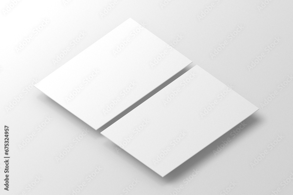 Business Card Mockup 3D Rendering Business Card Mockup 3D Rendering